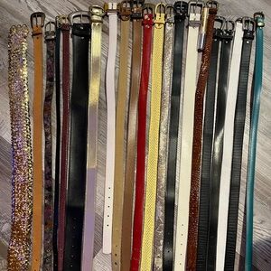 Bundle of women’s small and medium belts